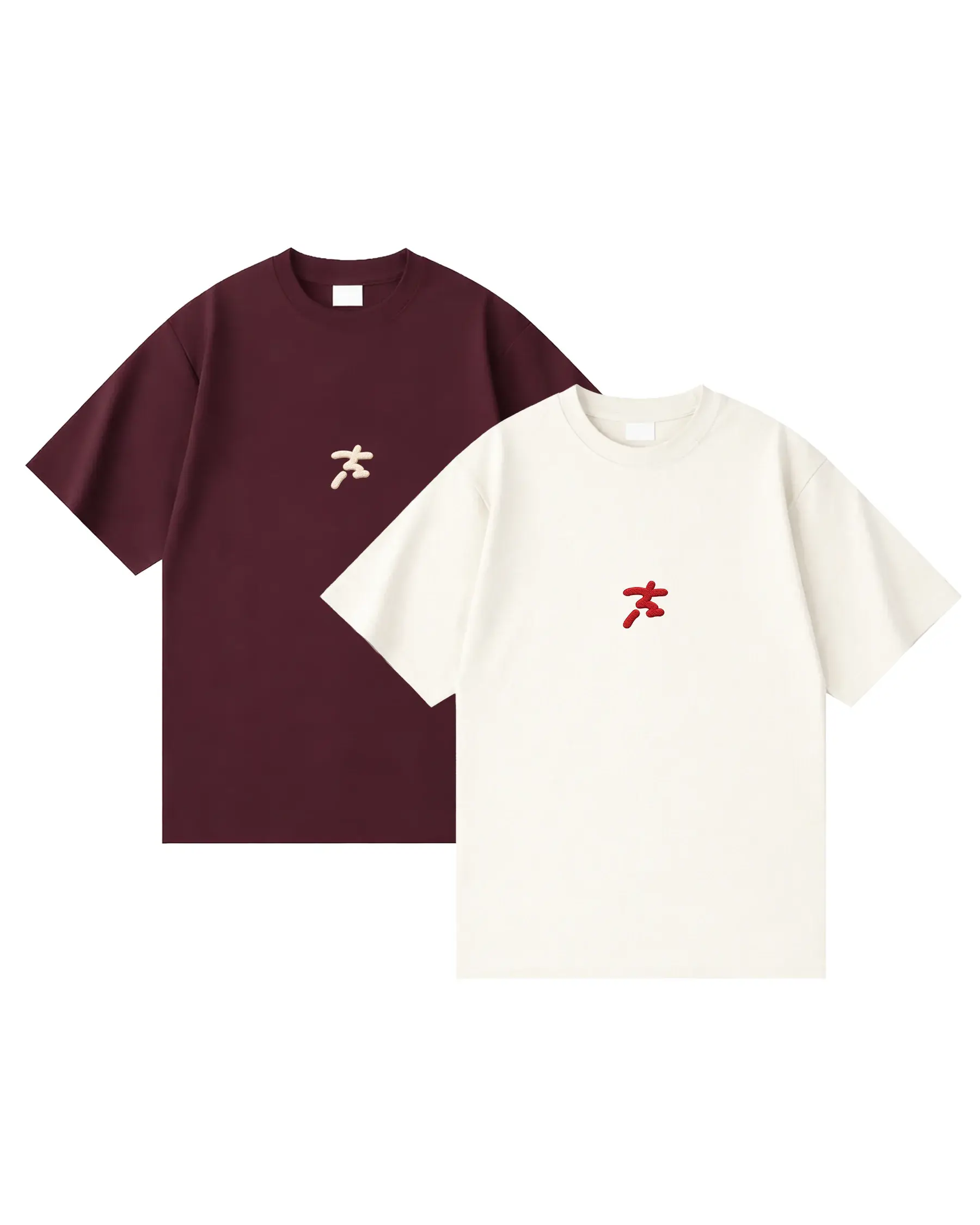 Afterimage Heavy Tee — 224dot Drop 001 editorial look 1